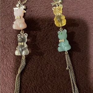 Betsey Johnson gummy bear earrings from
Candyland collection (rare find)
